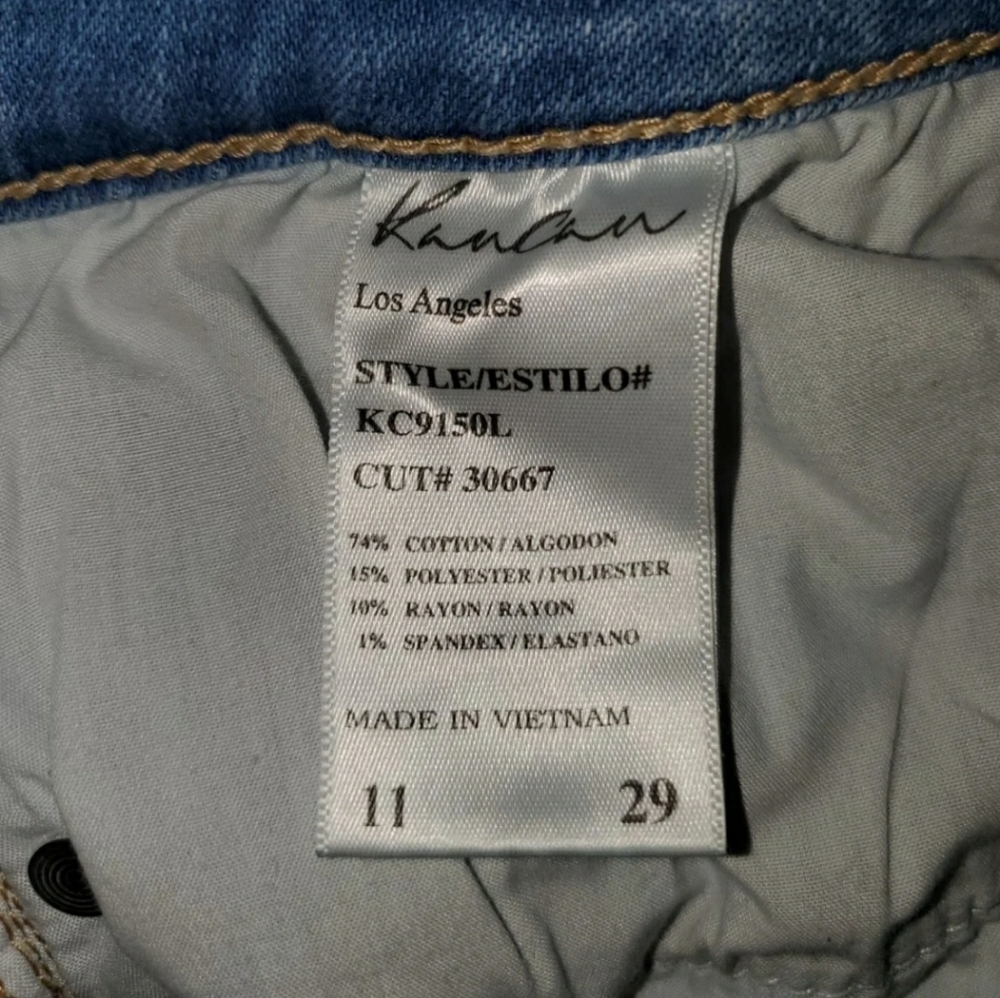 KanCan High Rise Skinny Jeans distressed - Picture 6 of 6